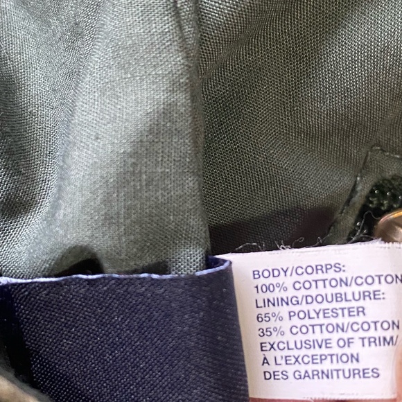 Gap Vintage Green Cotton Crossbody Casual Travel Bag - Picture 12 of 16